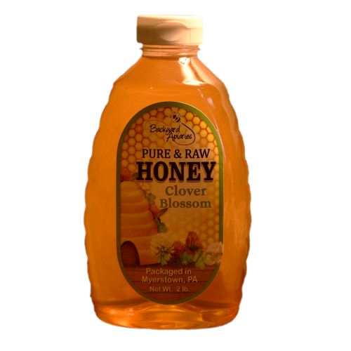 2 lb. Raw Clover Blossom Honey
